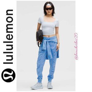 LULULEMON ATHLETICA Dance Studio Mid-Rise Jogger *Full Length Poolside Blue 8